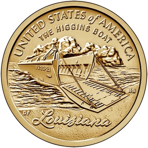 2023 1-dollar - S - Louisiana - Reverse Proof reverse